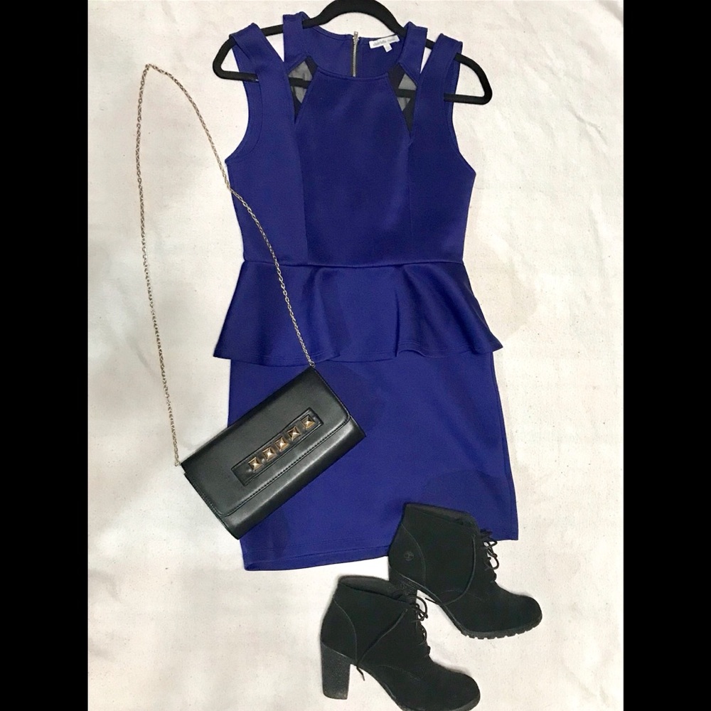 Blue Charlotte Russe Dress size L💙